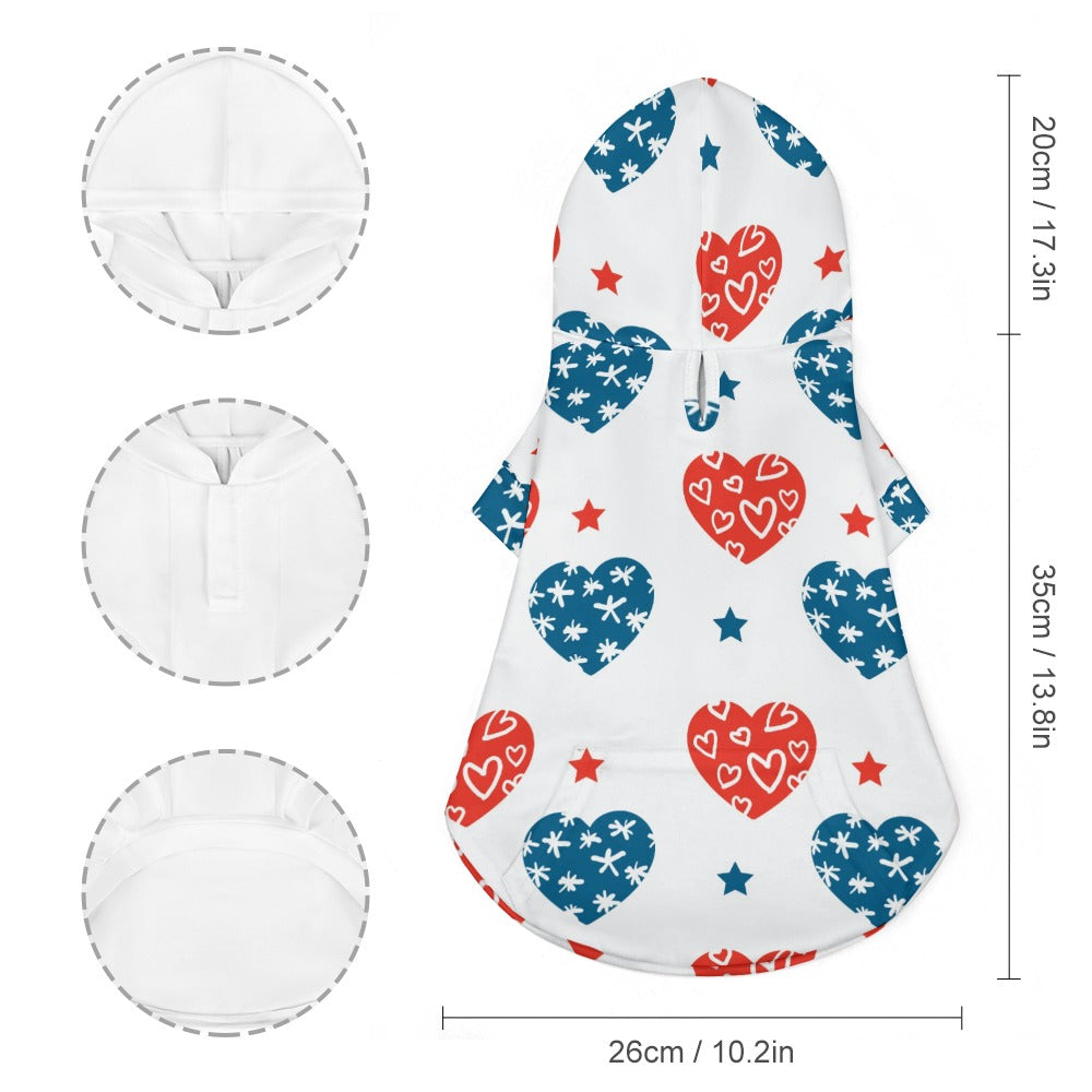Patriotic Kitty Pet Sweater