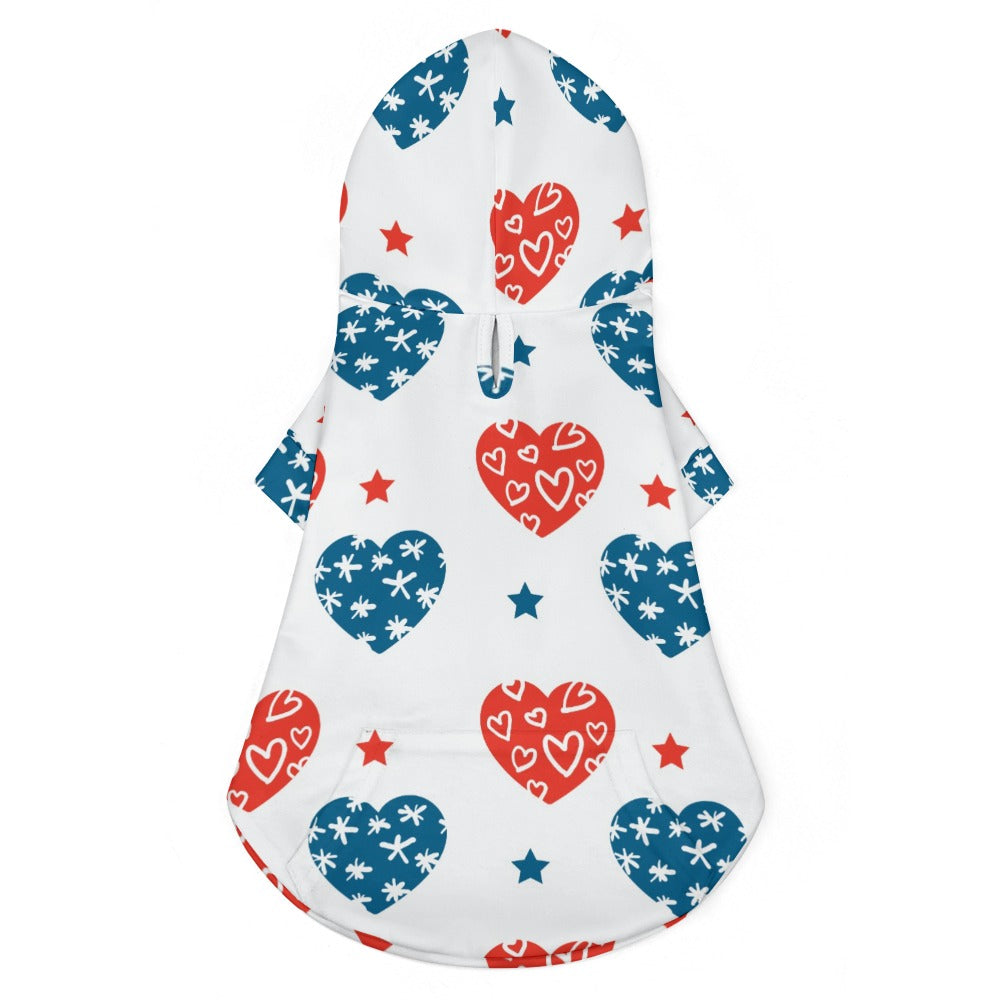 Patriotic Kitty Pet Sweater