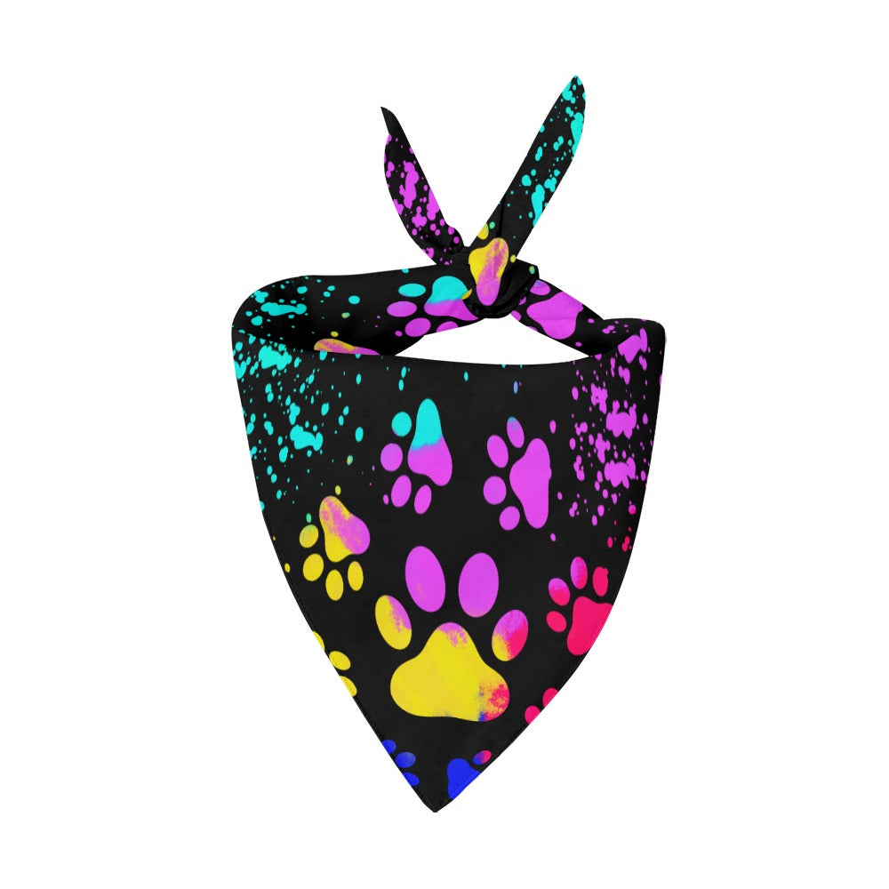 Paw Print Dog Bandana