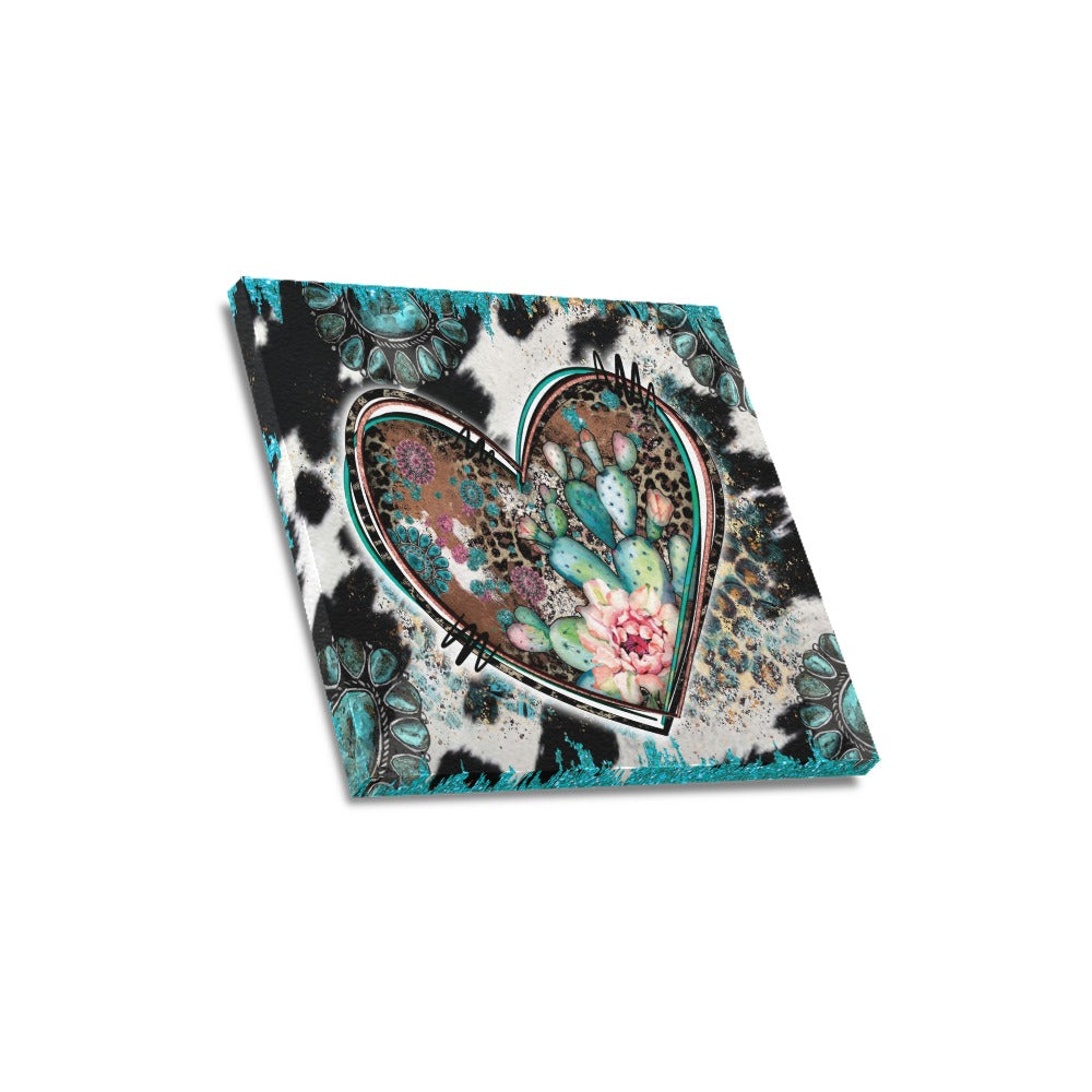 Western Heart Canvas Print