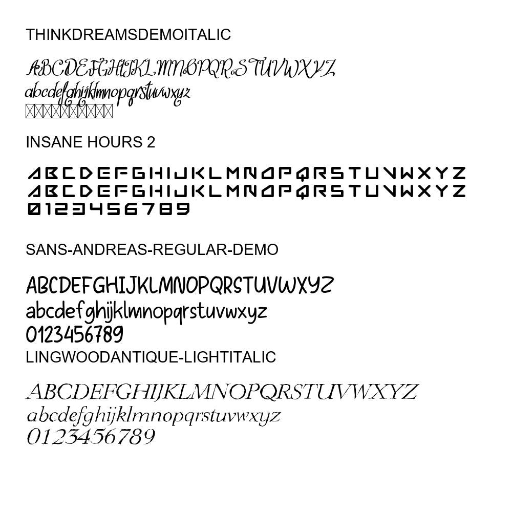 100 Premium Fonts Collection - Perfect for Designers and Creators V001