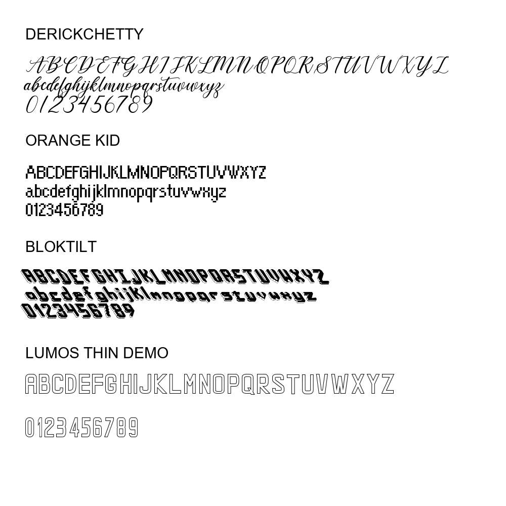 100 Premium Fonts Collection - Perfect for Designers and Creators V001