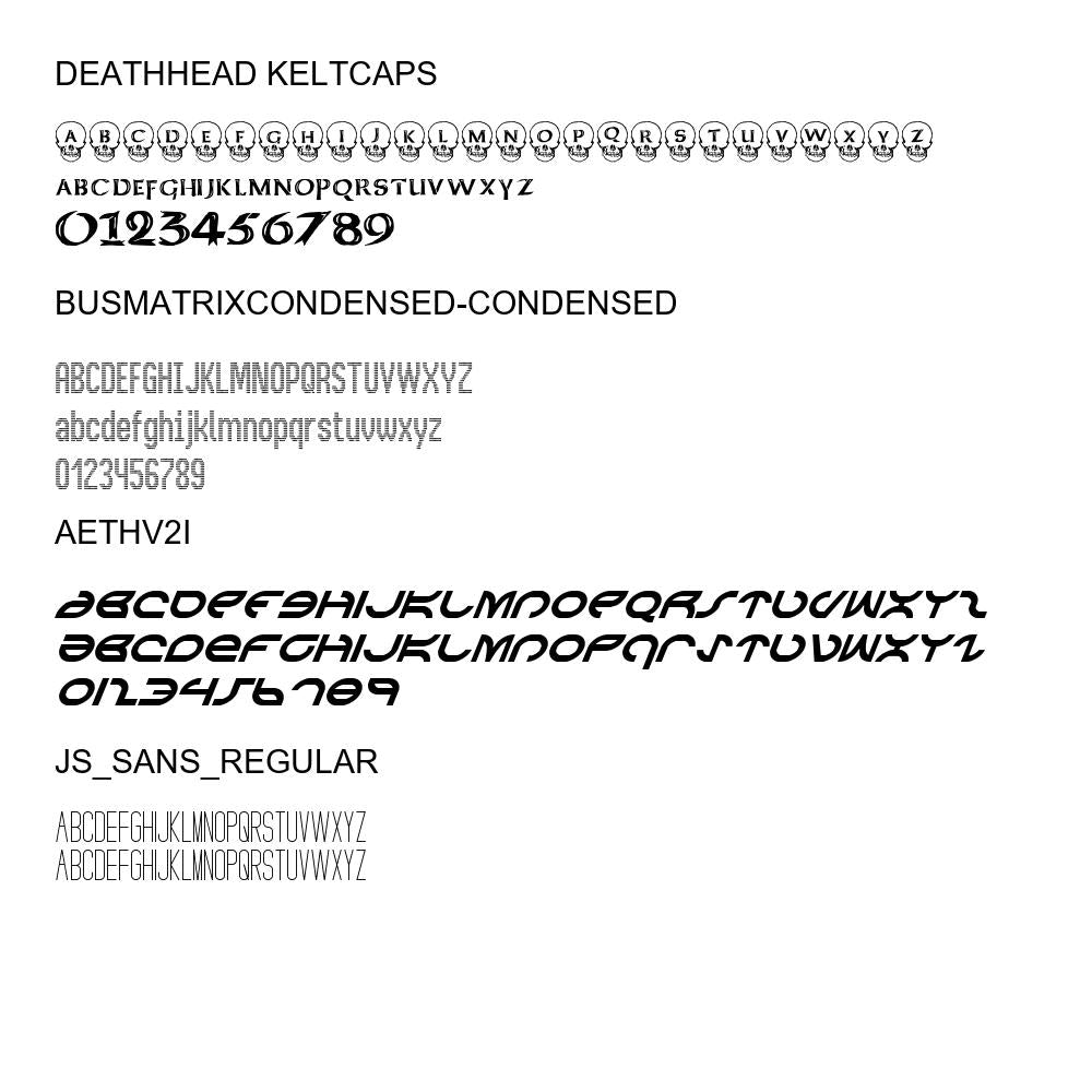 100 Premium Fonts Collection - Perfect for Designers and Creators V001