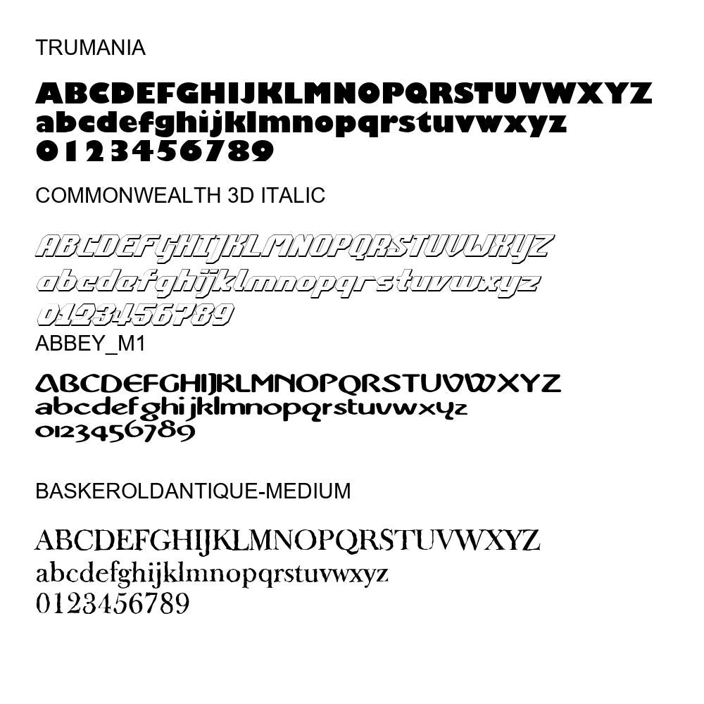 100 Premium Fonts Collection - Perfect for Designers and Creators V001