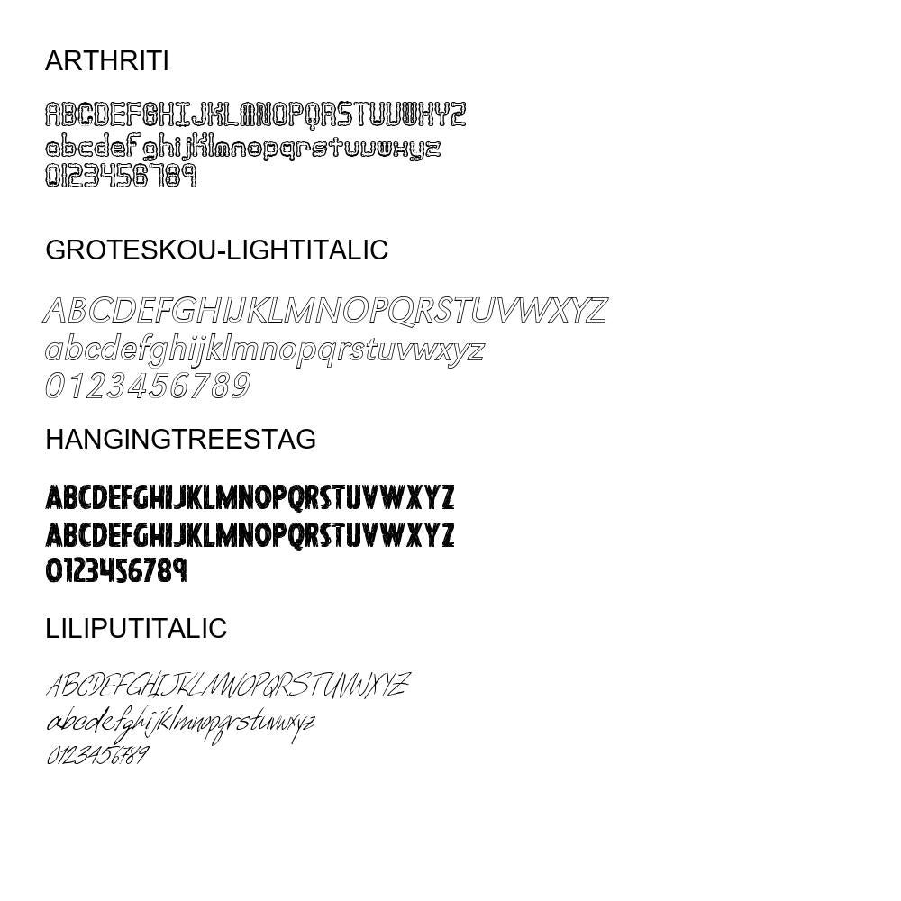 100 Premium Fonts Collection - Perfect for Designers and Creators V002