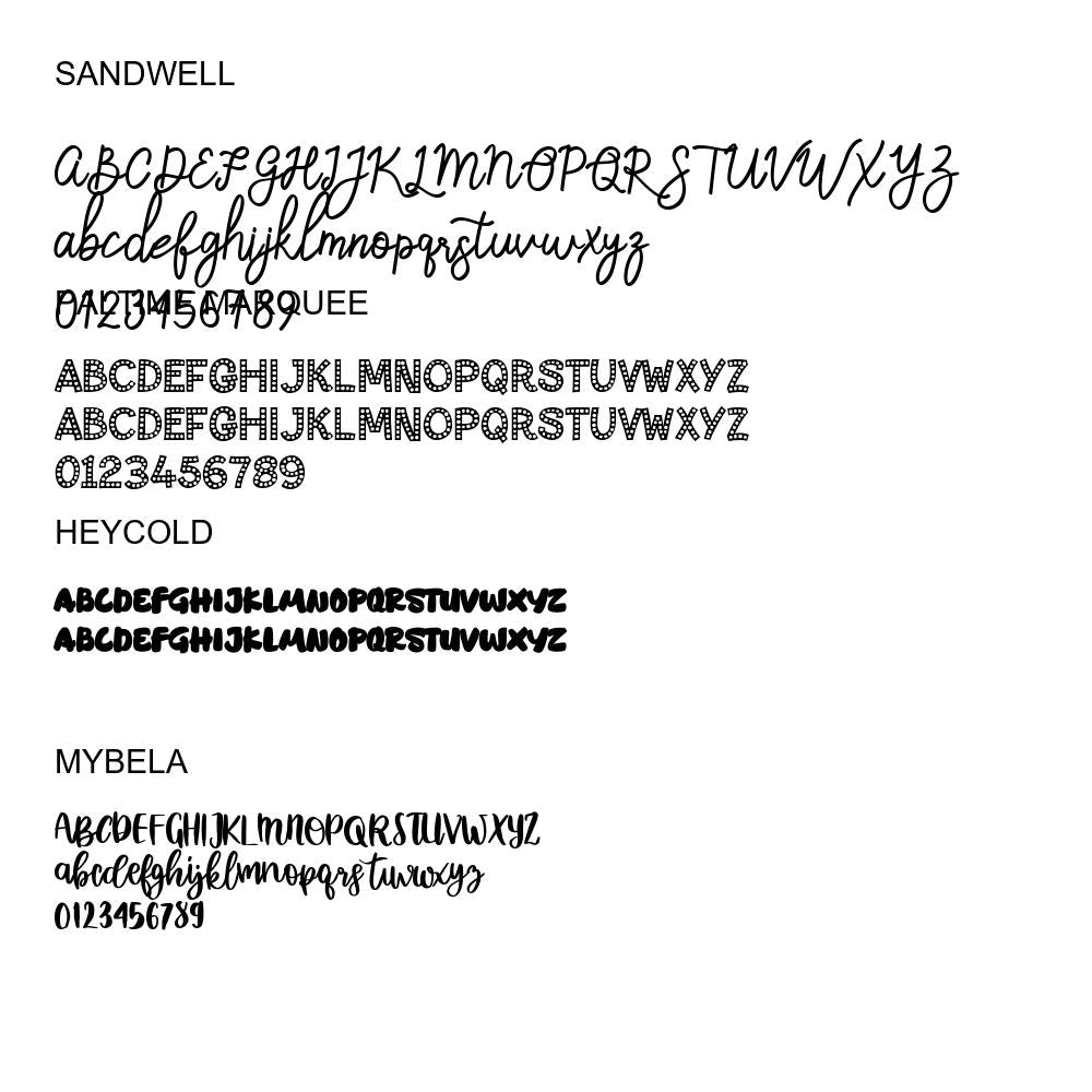100 Premium Fonts Collection - Perfect for Designers and Creators V002
