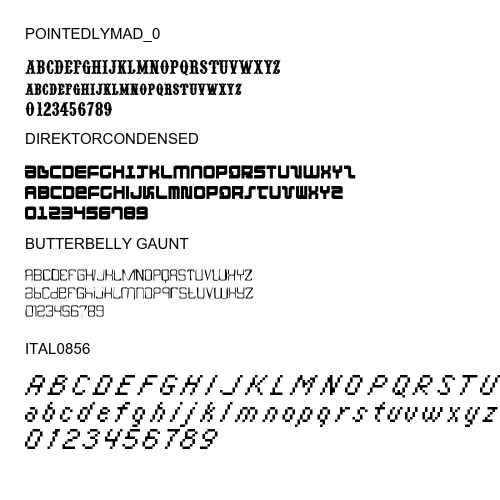 100 Premium Fonts Collection - Perfect for Designers and Creators V002