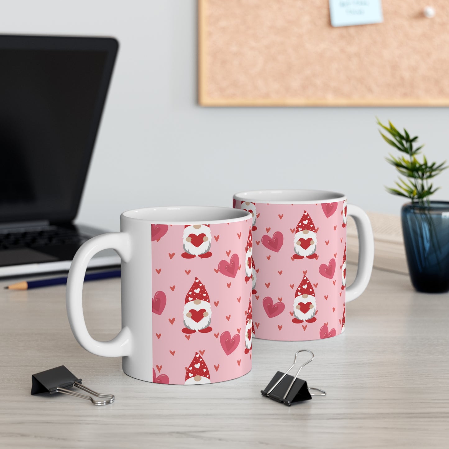 Gnome Hearts Ceramic Mug 11oz