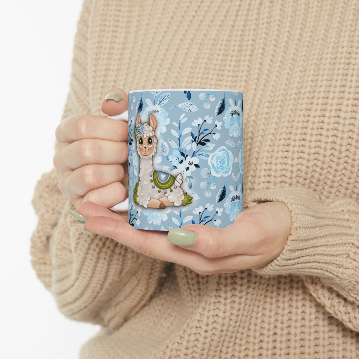 Adorable Llama Ceramic Mug 11oz