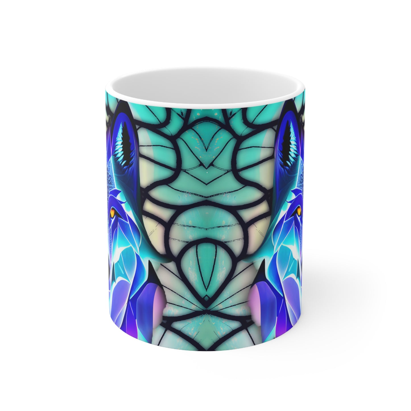 Wolf Ceramic Mug 11oz