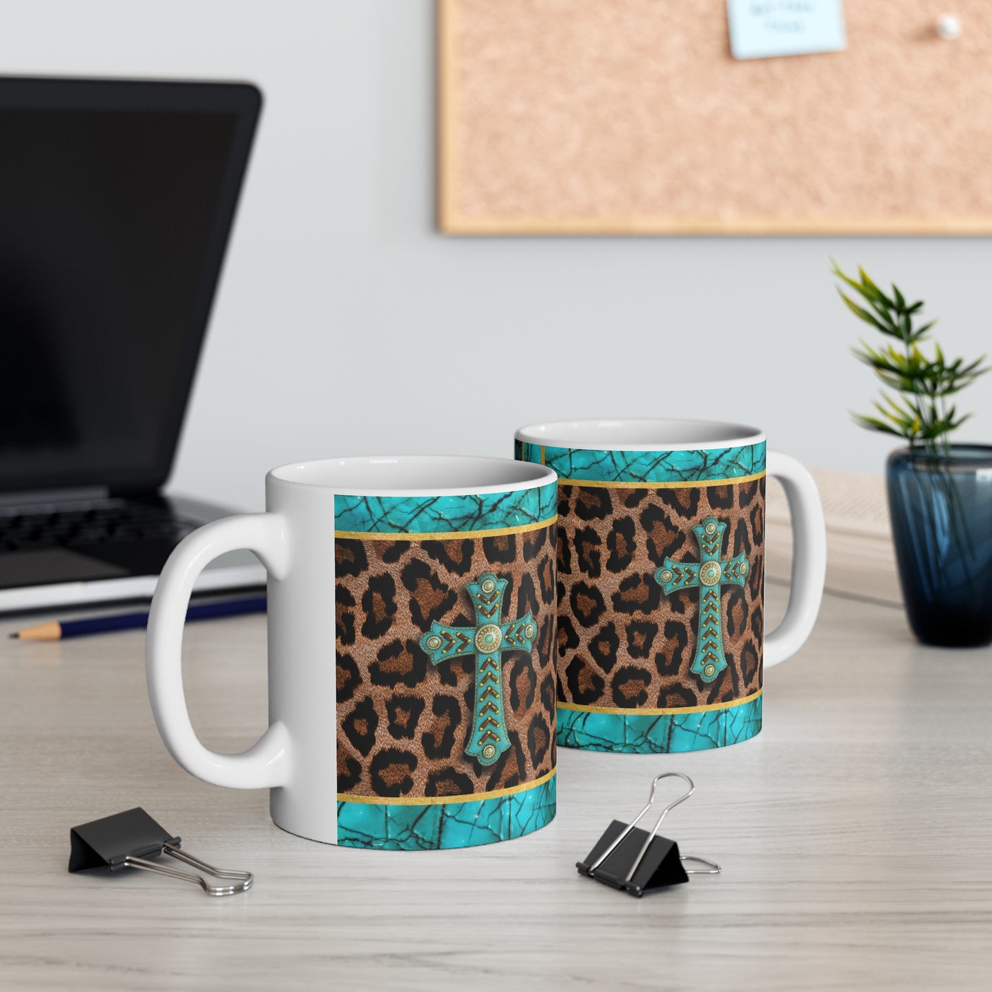 Western Cross Ceramic Mug 11oz