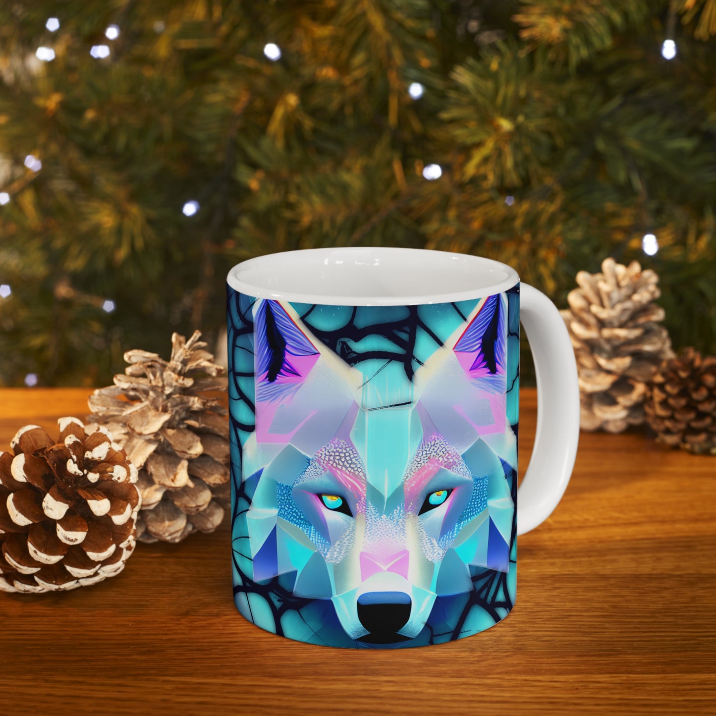 Wolf Ceramic Mug 11oz