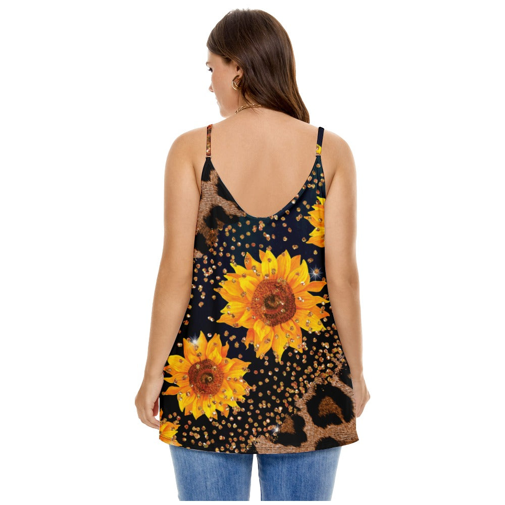 Western Sunflower Loose Summer Top
