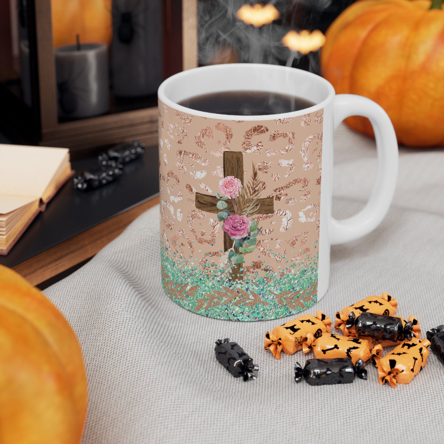 Cross Ceramic Mug 11oz