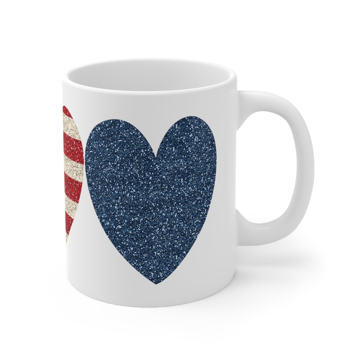 American Hearts Ceramic Mug 11oz