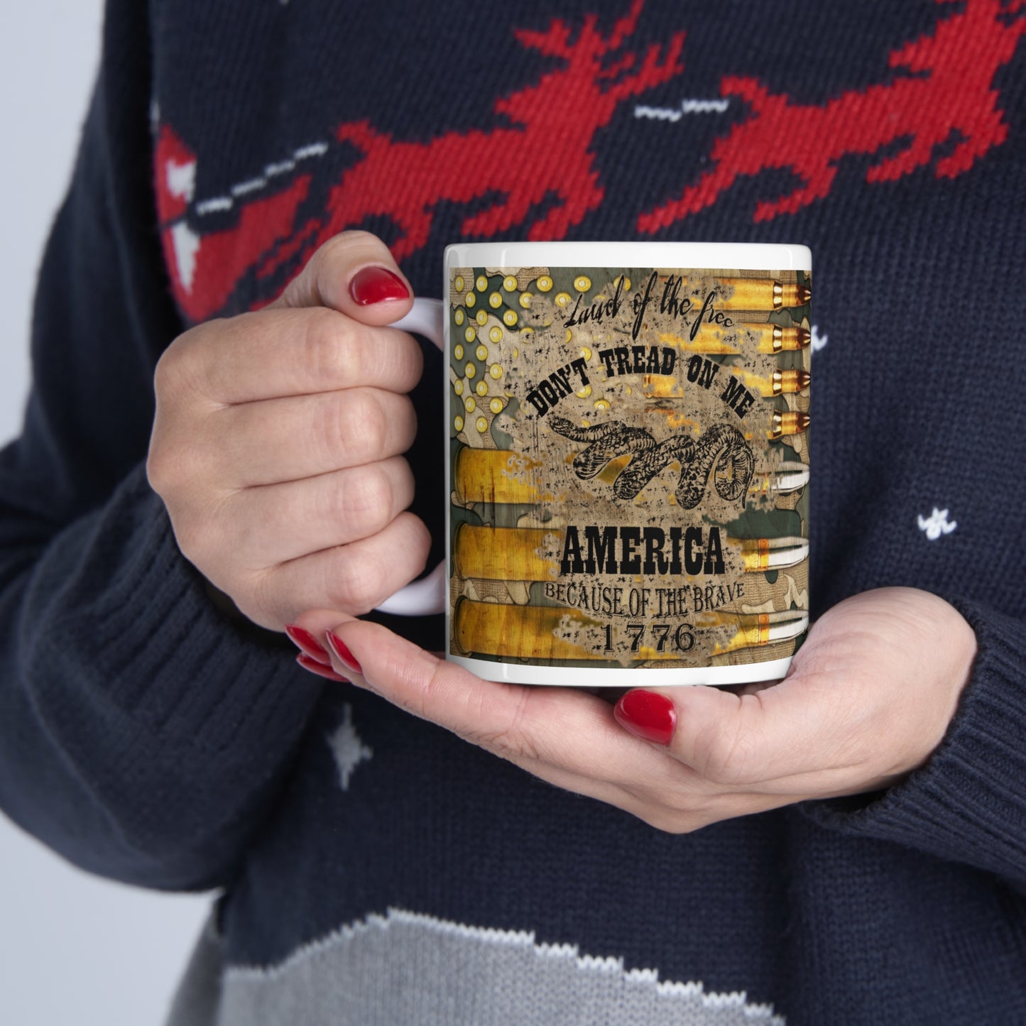 Don't Tread on Me Ceramic Mug 11oz