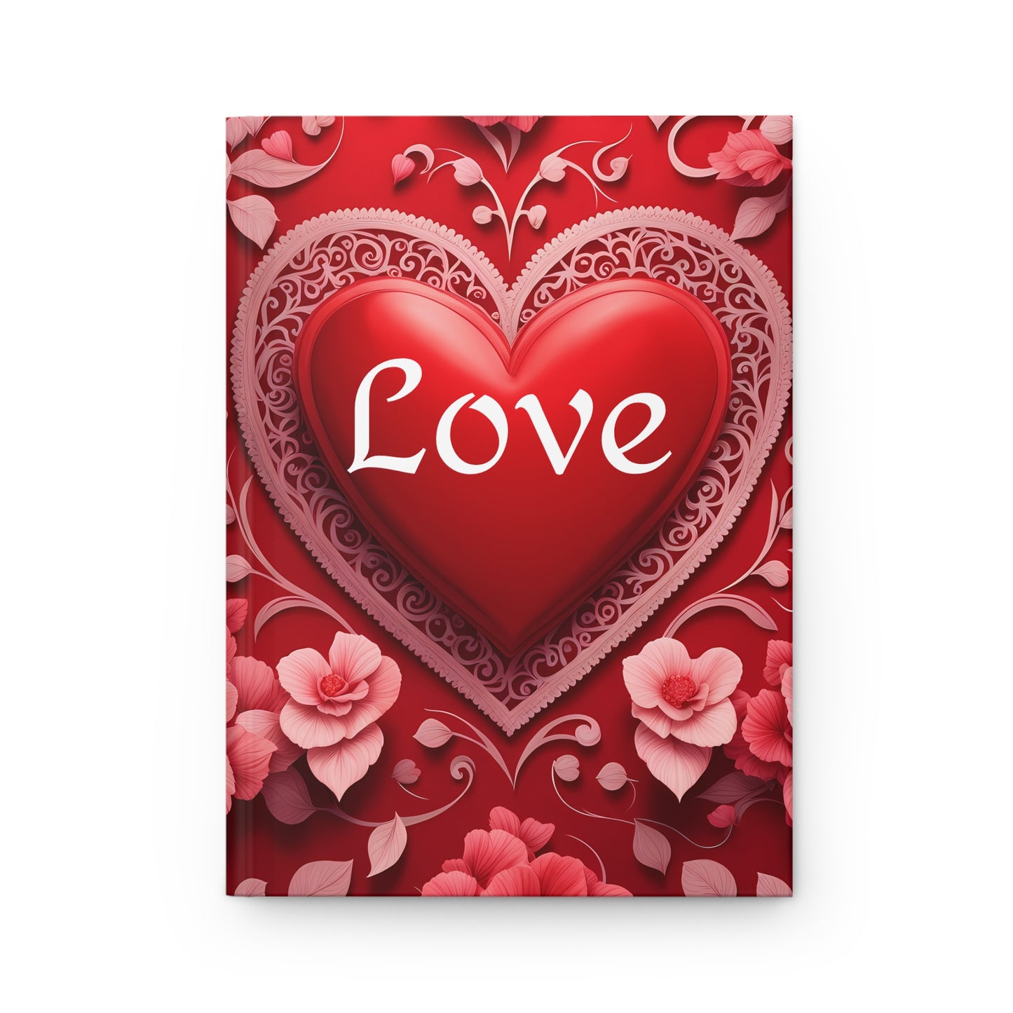 Love Hearts Hardcover Journal Matte