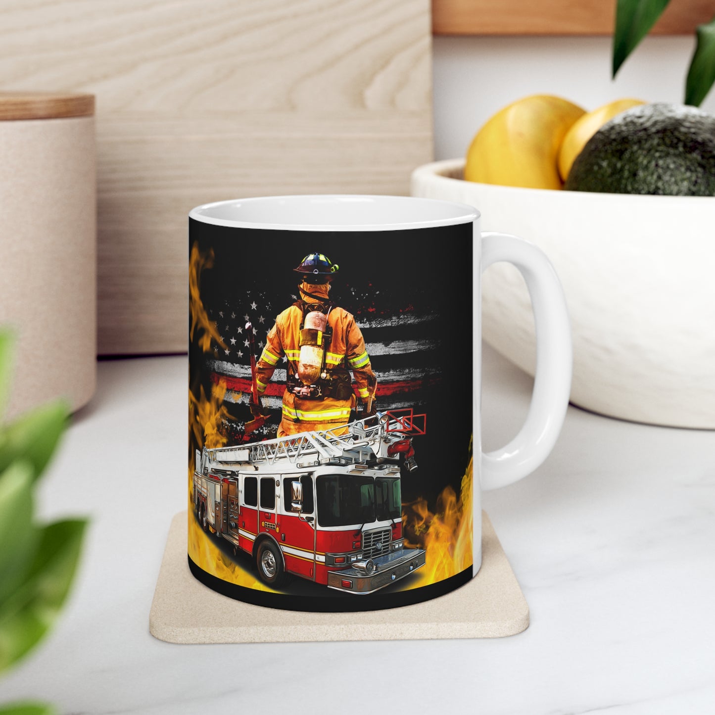 Firefighter Ceramic Mug 11oz