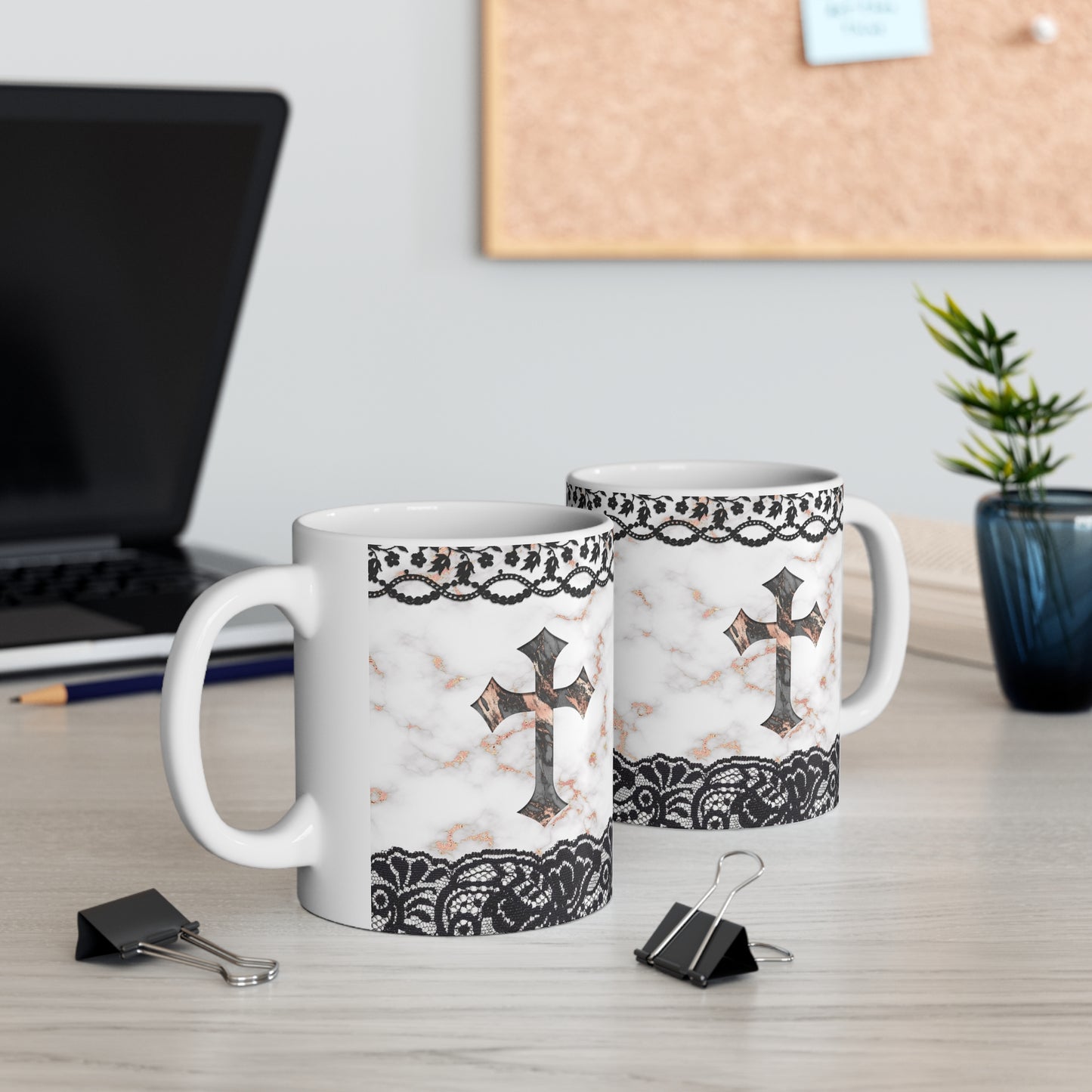 Cross Ceramic Mug 11oz