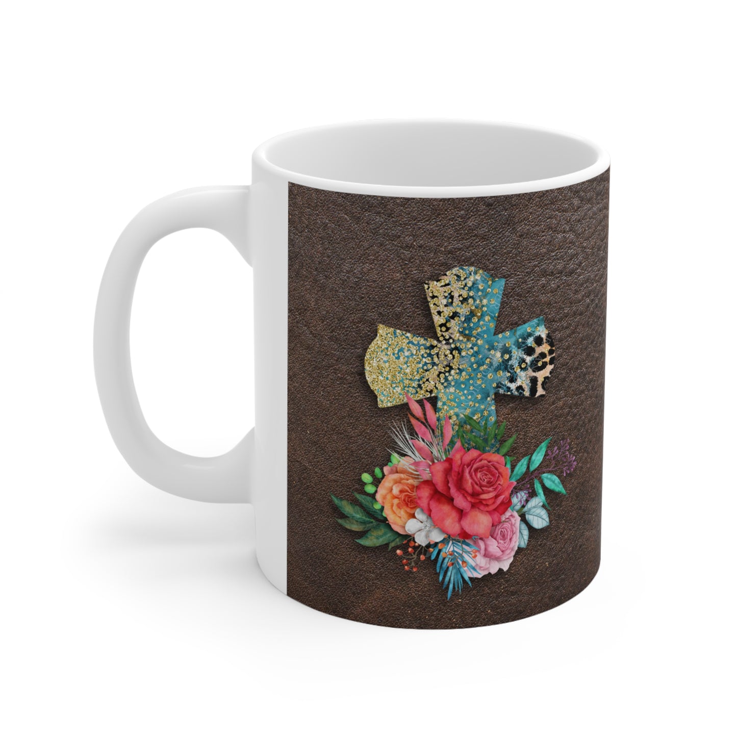 Cross Ceramic Mug 11oz