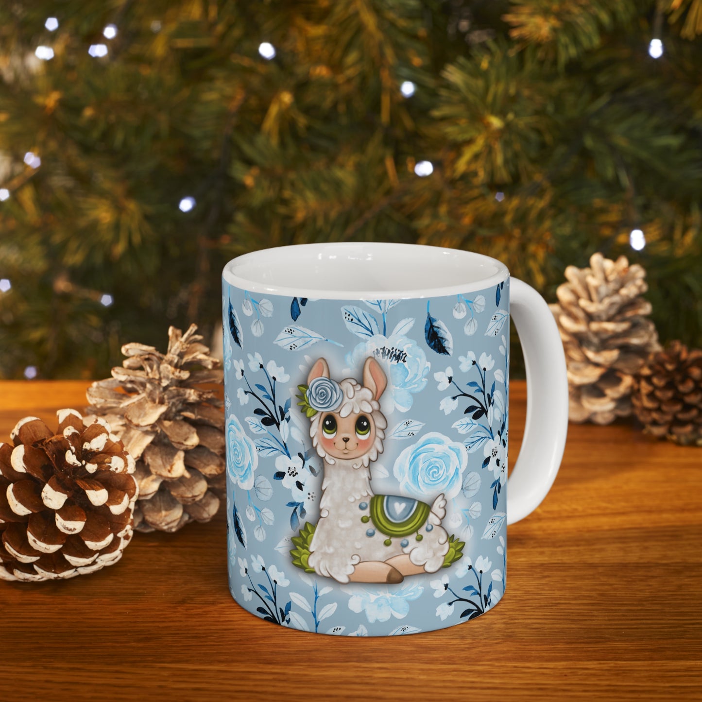 Adorable Llama Ceramic Mug 11oz