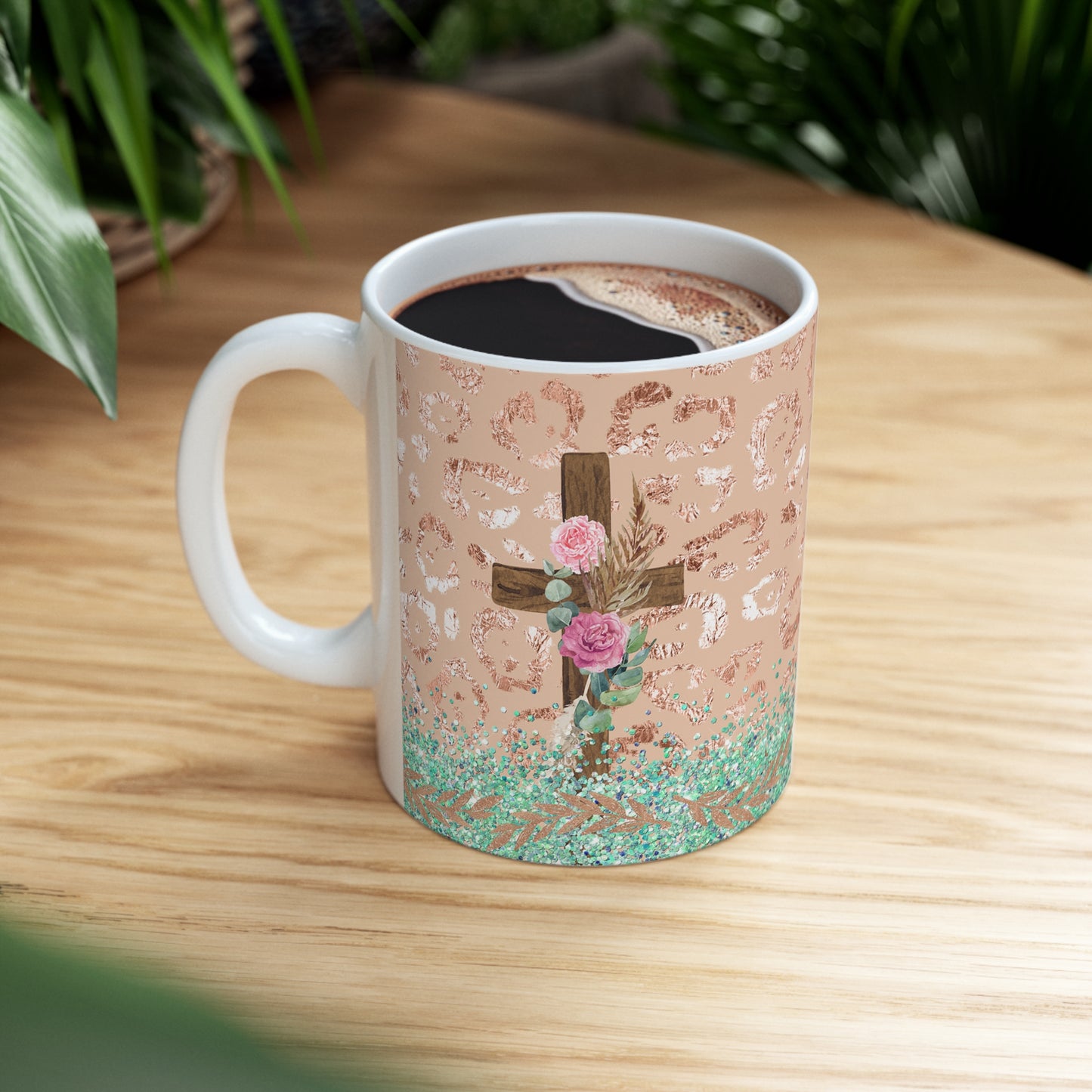 Cross Ceramic Mug 11oz