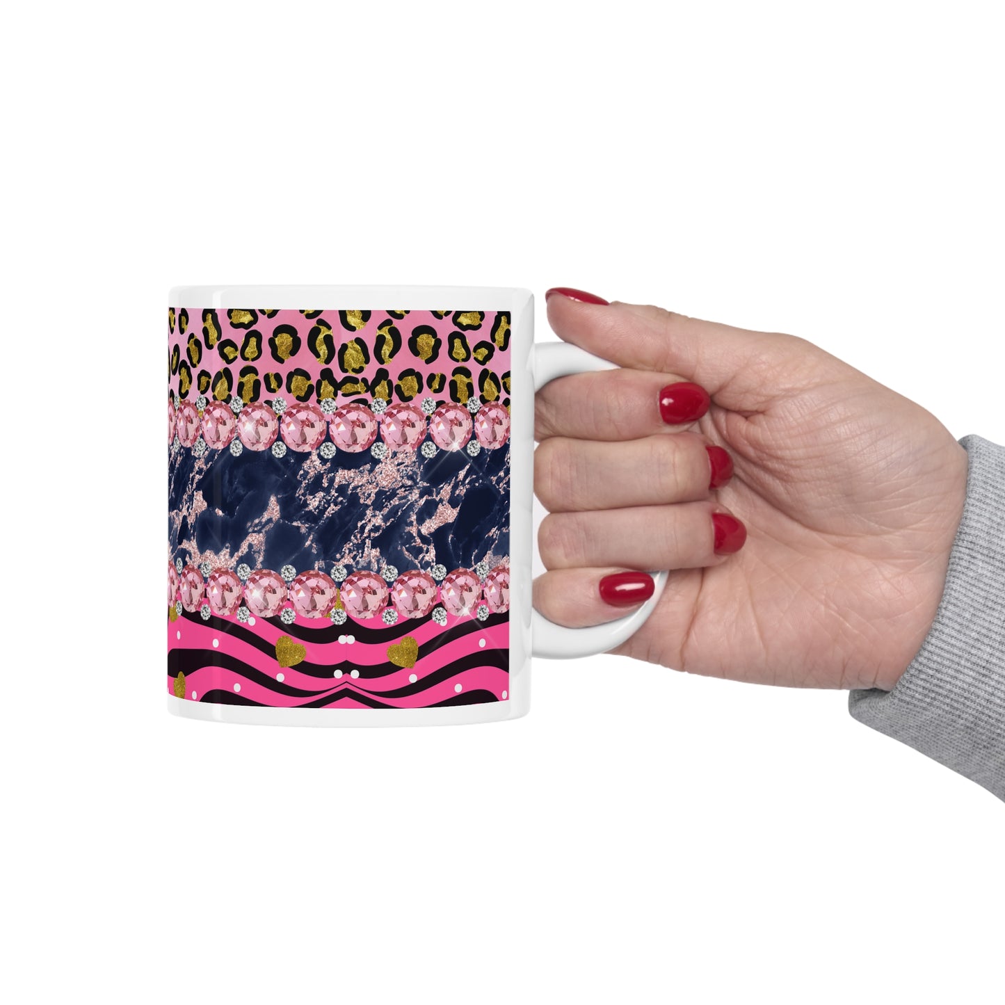 Animal Print Ceramic Mug 11oz