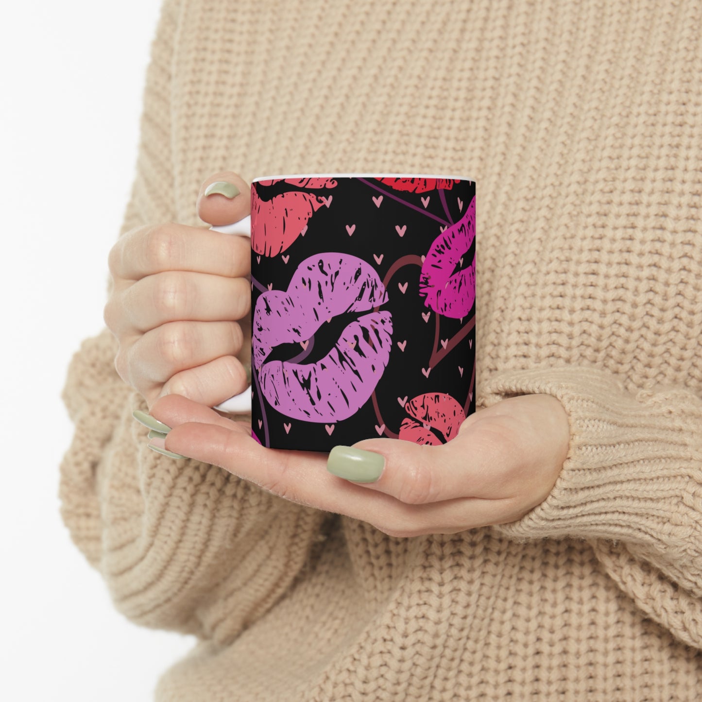 Lips Ceramic Mug 11oz