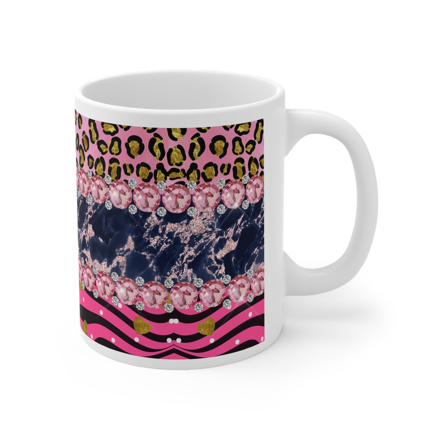 Animal Print Ceramic Mug 11oz