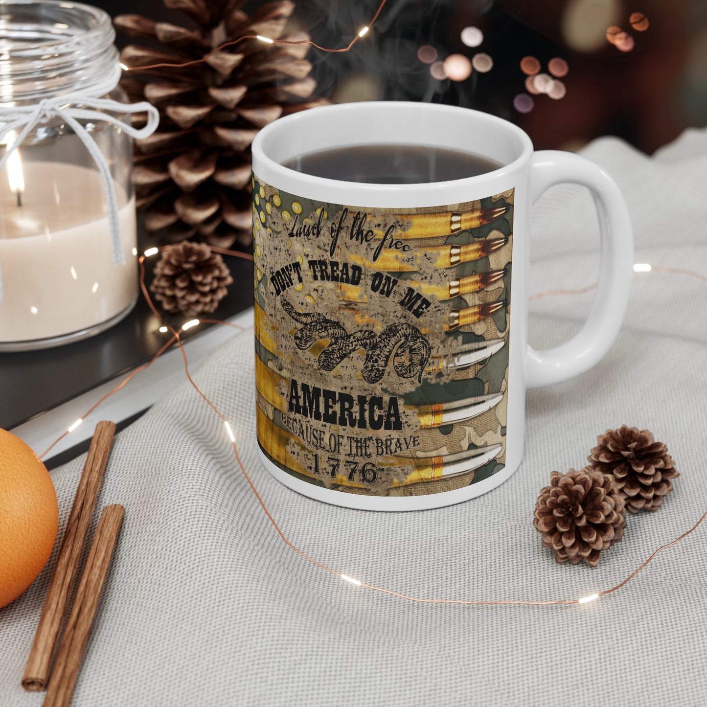 Don't Tread on Me Ceramic Mug 11oz