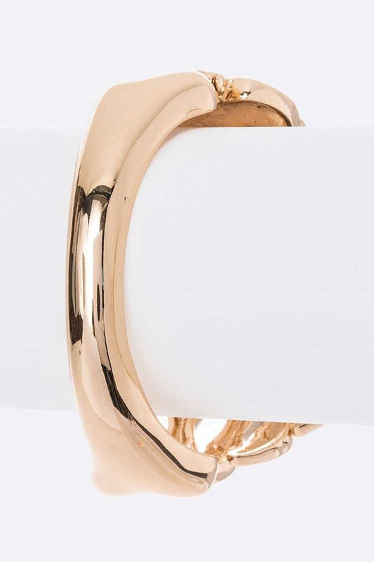 Skeleton Hand Skull Bangle