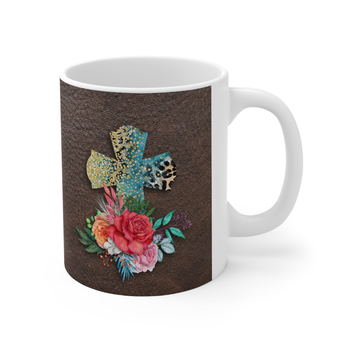 Cross Ceramic Mug 11oz