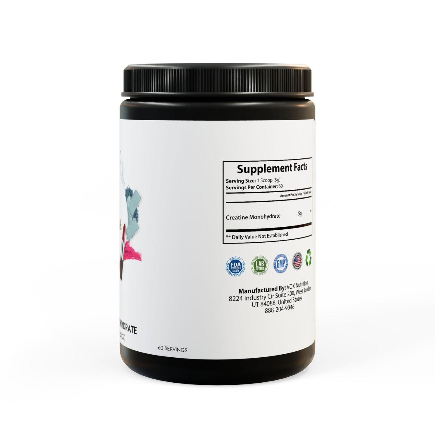 Creatine Monohydrate Supplement (300g, 10.58oz)