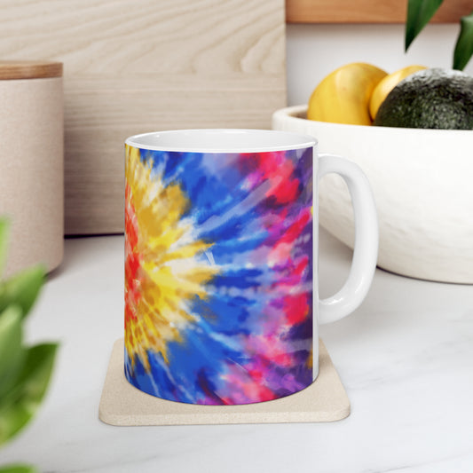 Tie Dye Classic Ceramic Mug 11oz