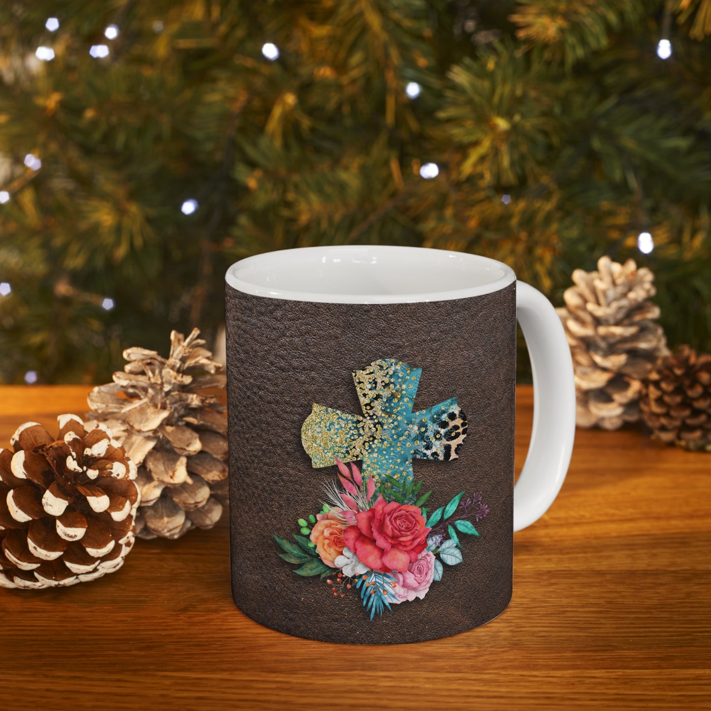 Cross Ceramic Mug 11oz