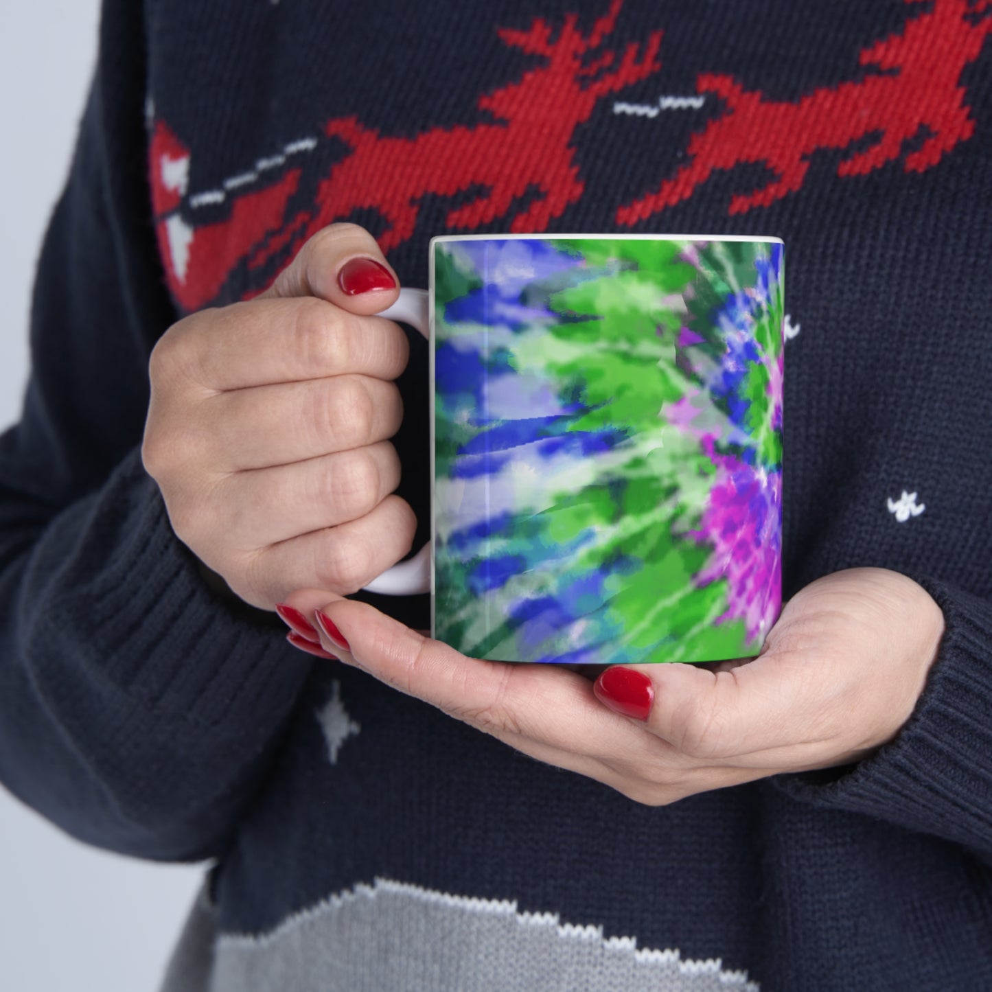 Tie Dye Classic Ceramic Mug 11oz