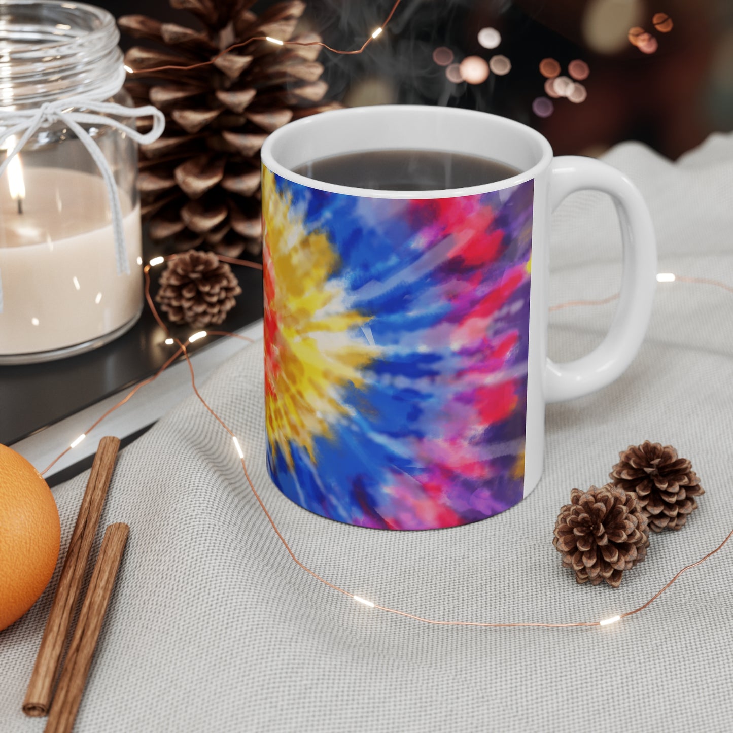 Tie Dye Classic Ceramic Mug 11oz
