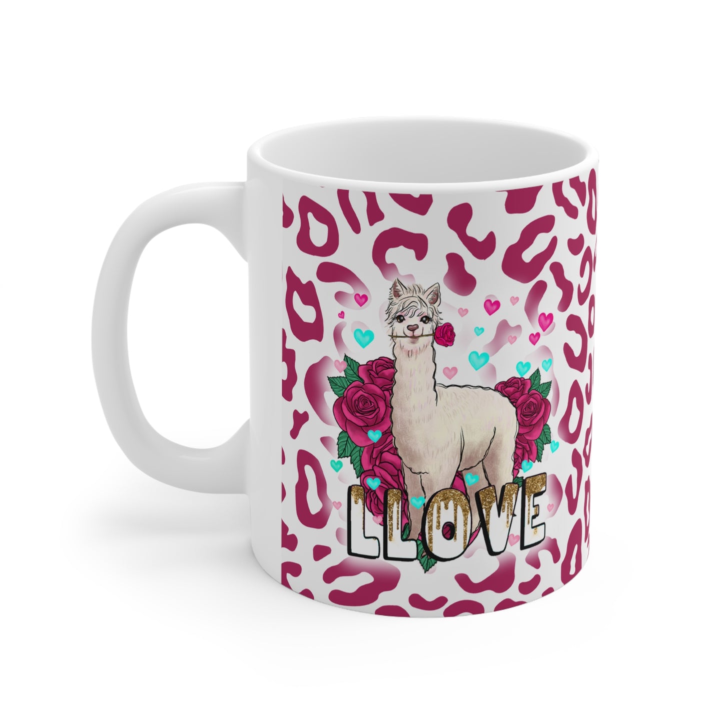 Llama Llove Ceramic Mug 11oz