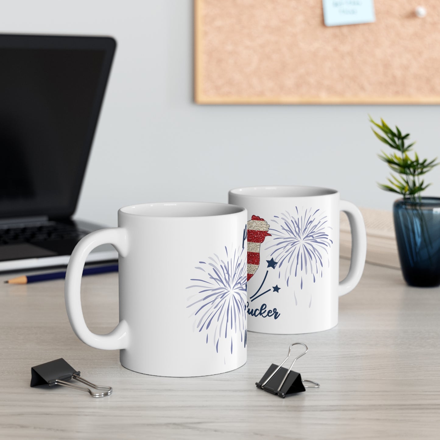 Patriotic Mother Clucker Ceramic Mug 11oz