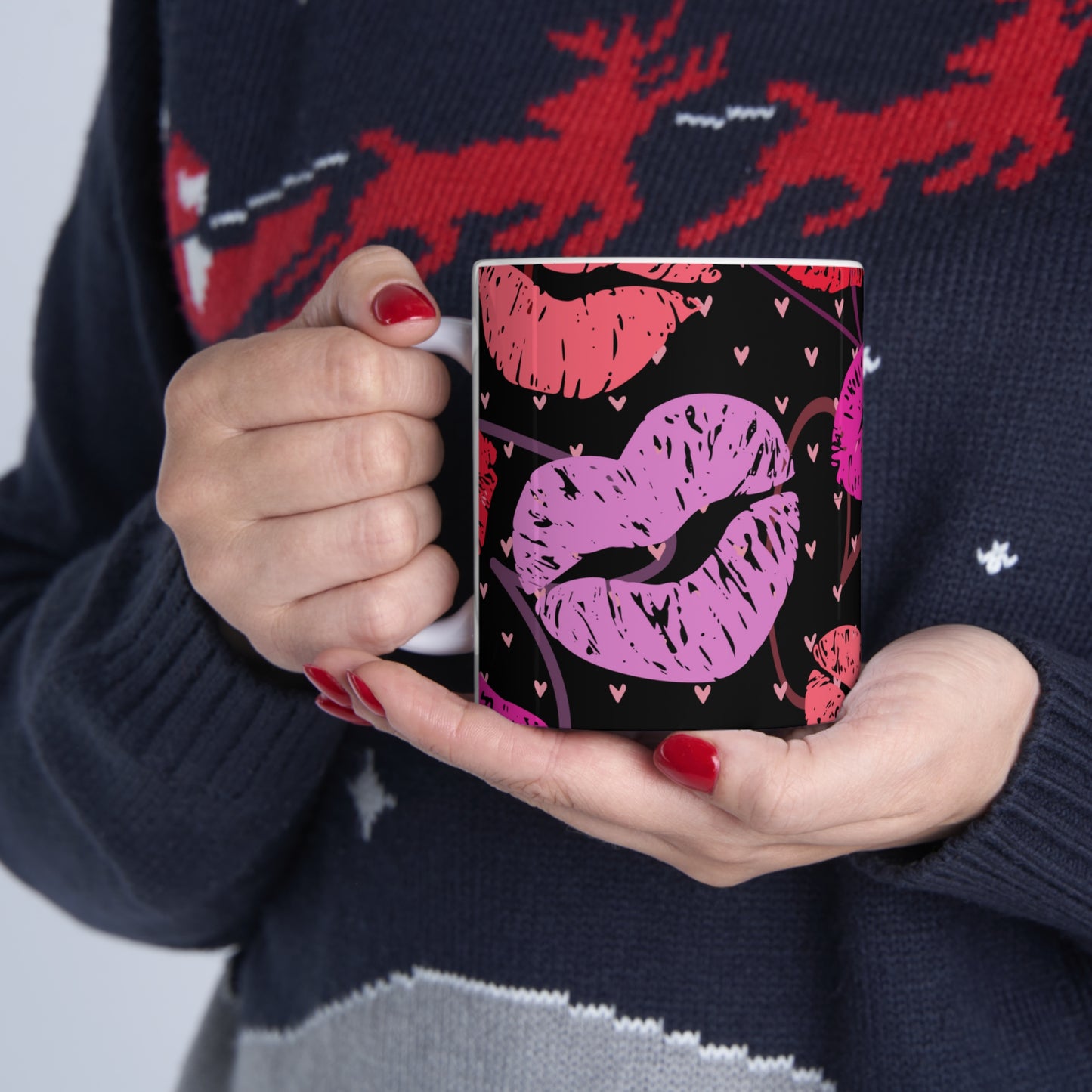 Lips Ceramic Mug 11oz