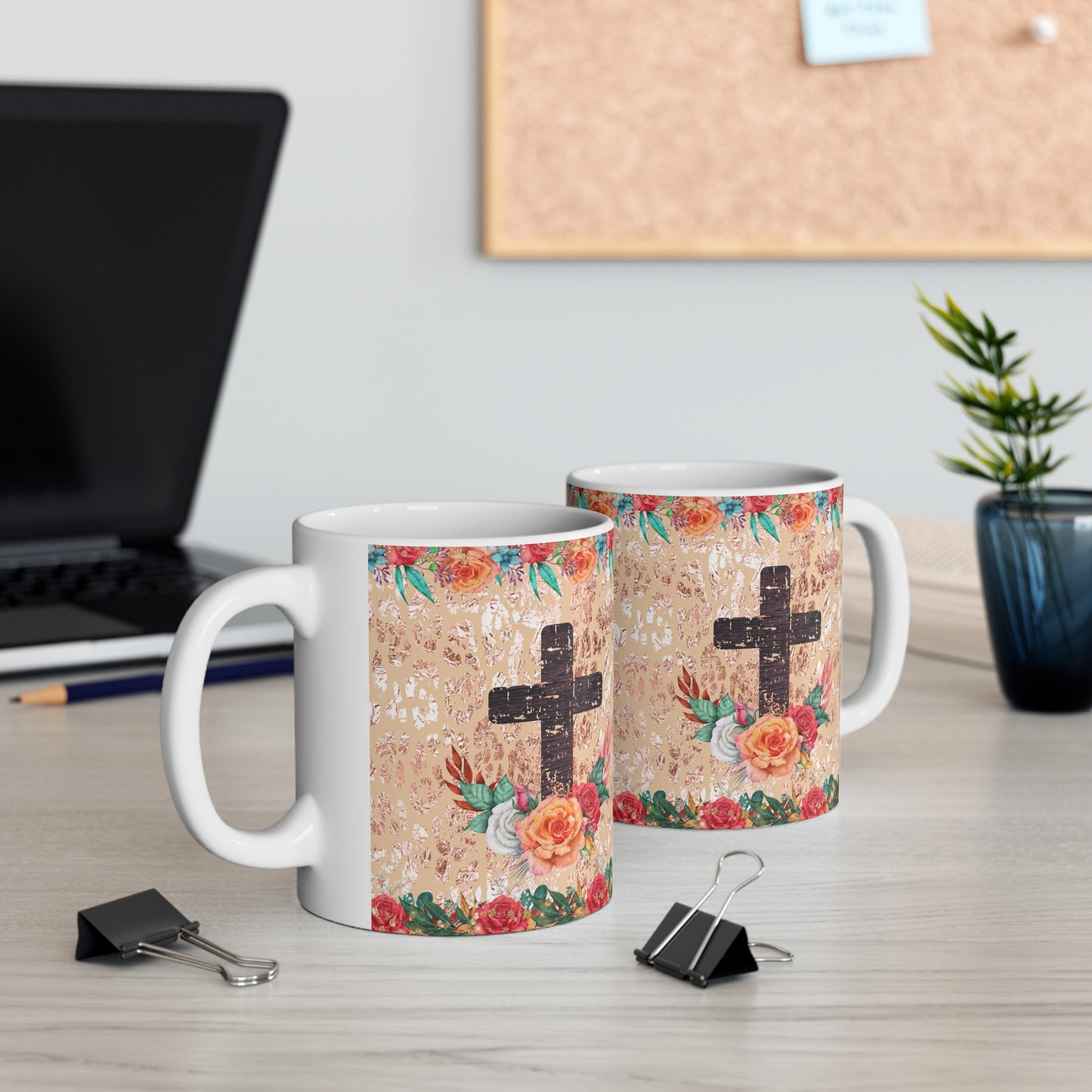 Cross Ceramic Mug 11oz