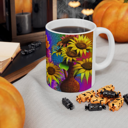 Sunflower Ceramic Mug 11oz