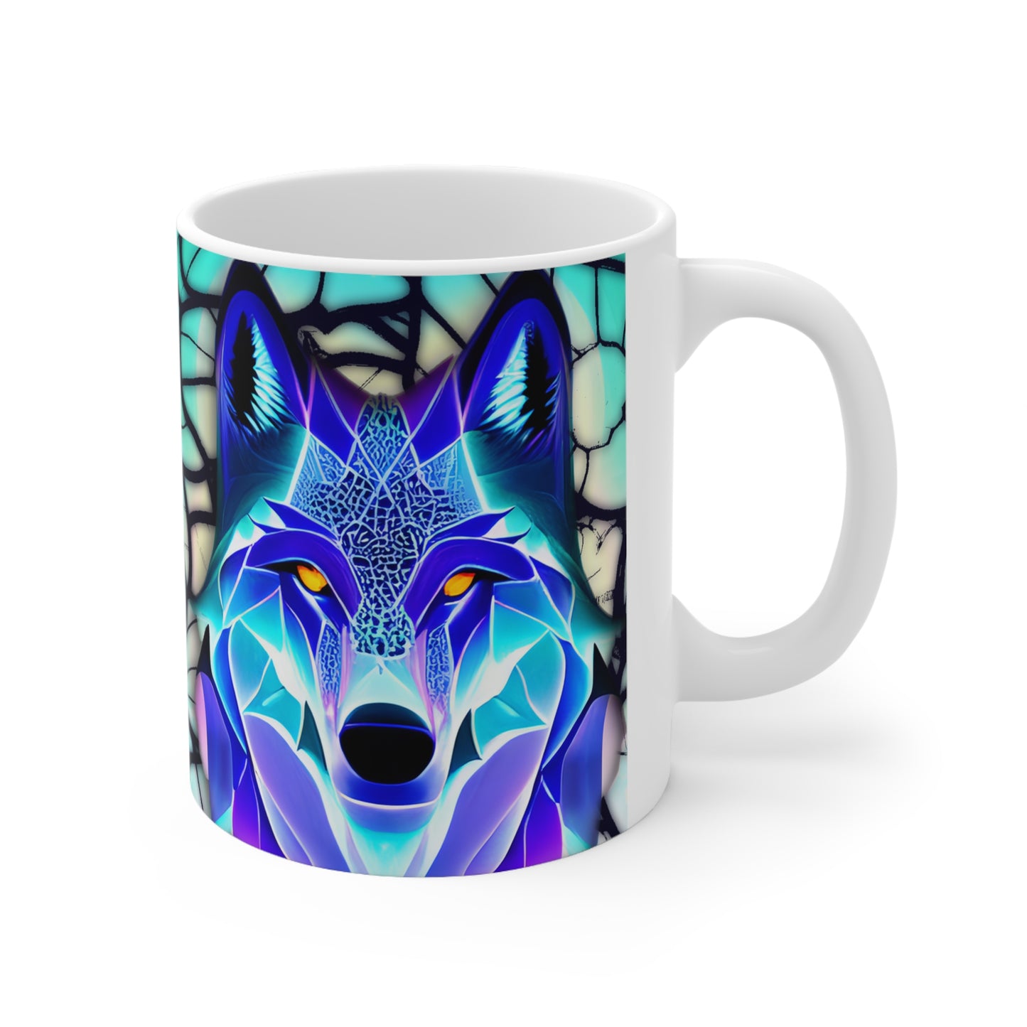 Wolf Ceramic Mug 11oz