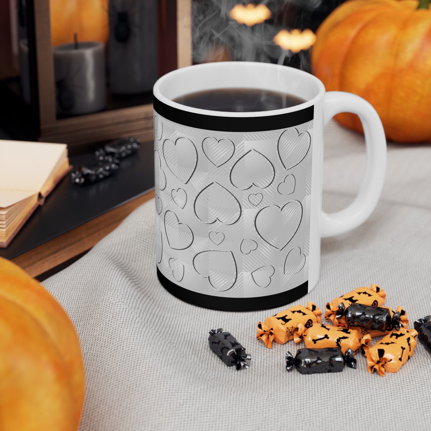 Buffalo Hearts Ceramic Mug 11oz