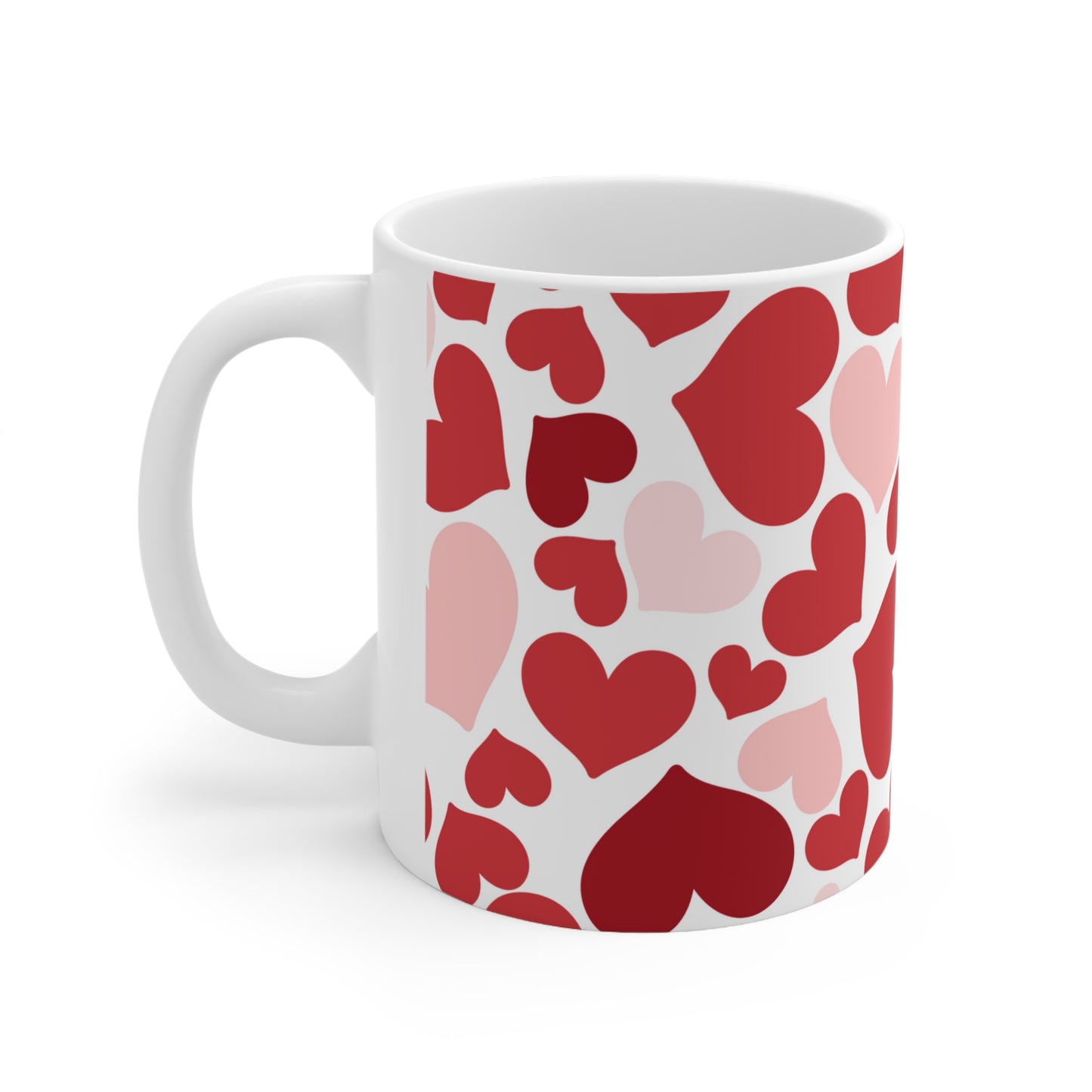 Hearts Ceramic Mug 11oz