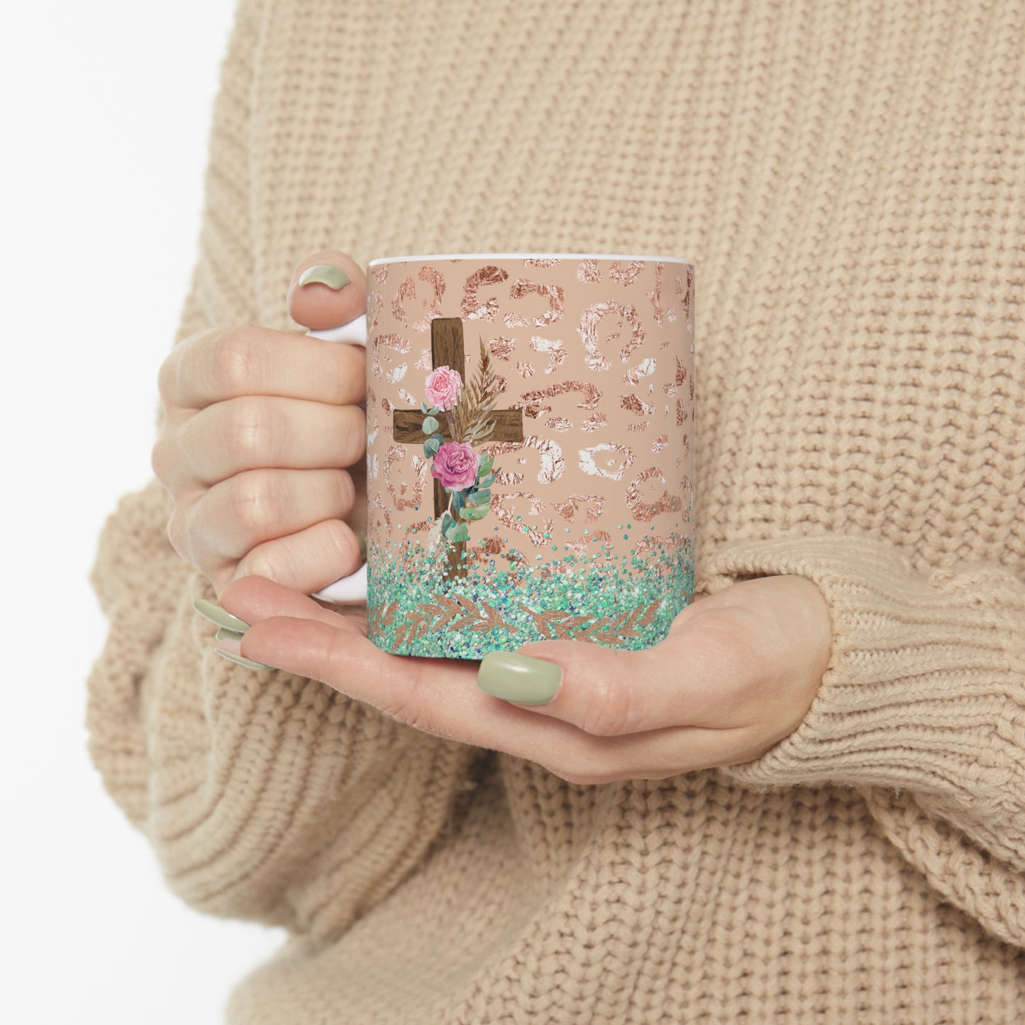 Cross Ceramic Mug 11oz