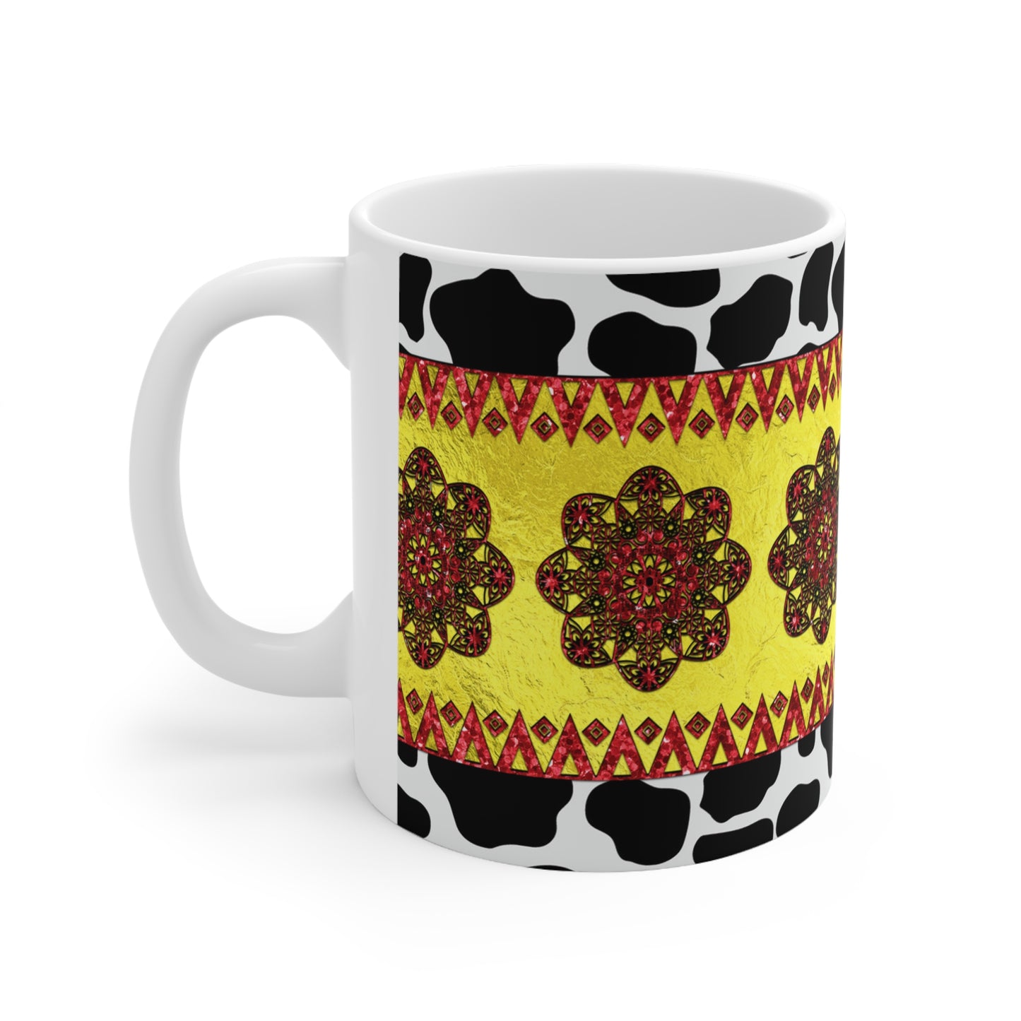 Western Animal Print Ceramic Mug 11oz