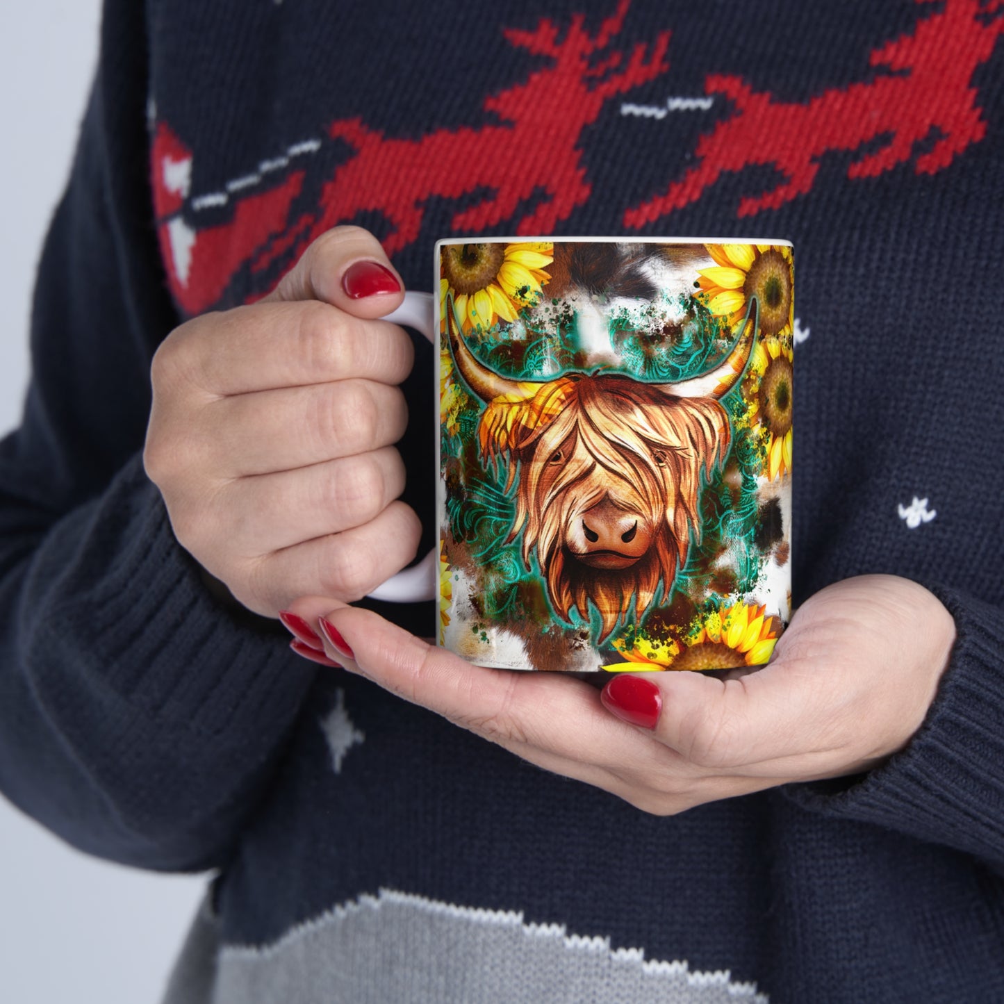 Western Ceramic Mug 11oz