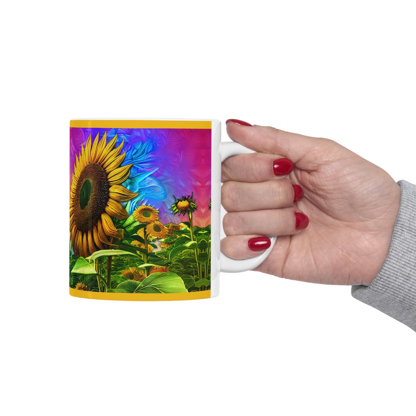 Sunflowers Ceramic Mug 11oz