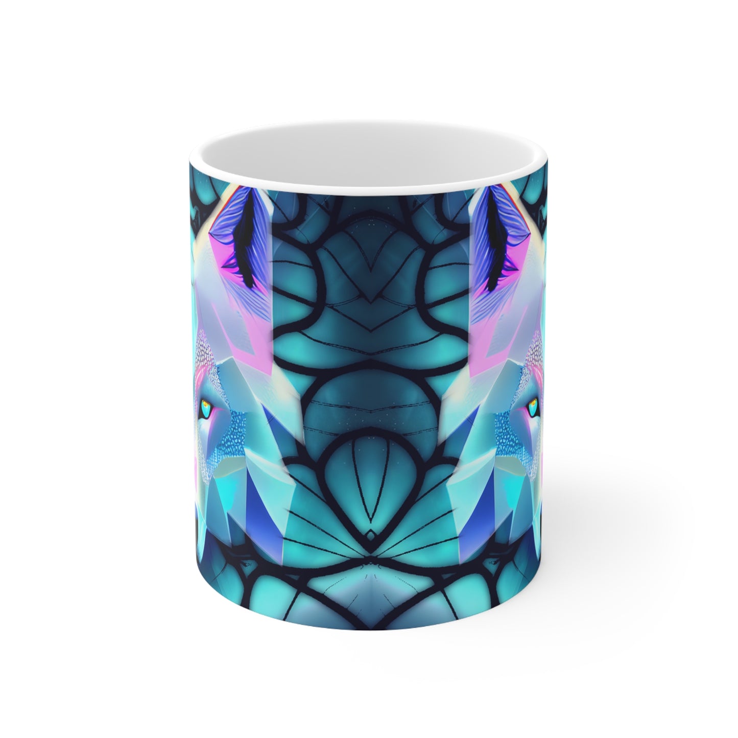 Wolf Ceramic Mug 11oz